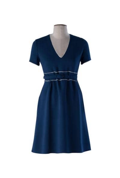 VELVET - ROBE À MANCHES COURTES 