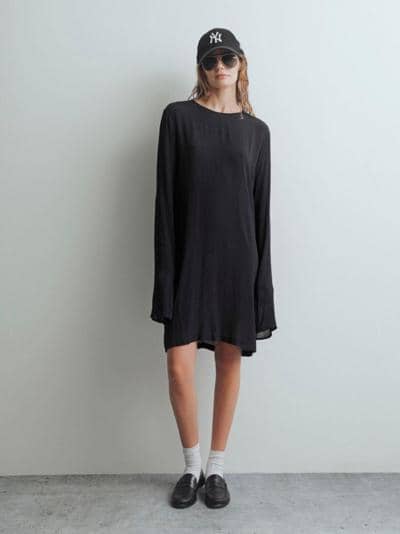 X-MOD - Vestido midi fluido chique 