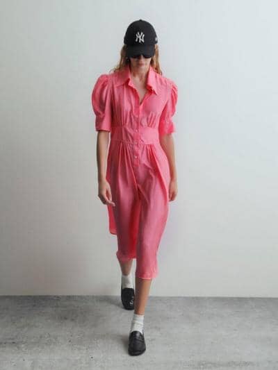 X-MOD - Vestido Midi Coral Chique 