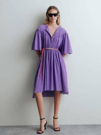 X-MOD - Vestido violeta elegante 