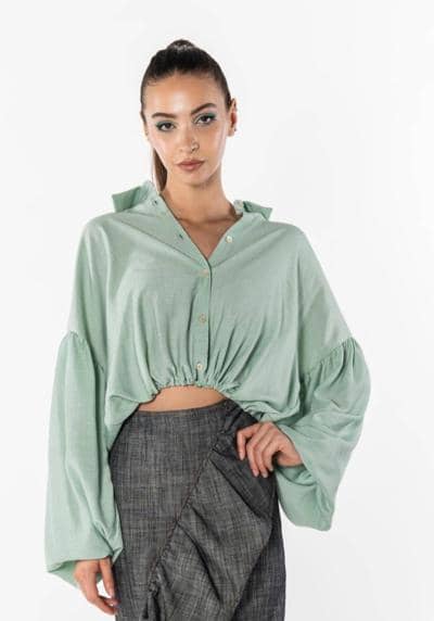 X-MOD - camisa con mangas globo 