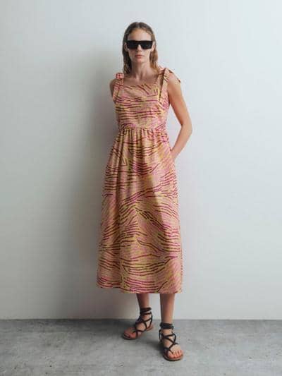 X-MOD - Vestido Midi Pôr do Sol 