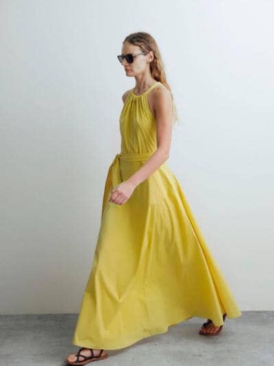 X-MOD - Maxidress Amarelo Elegante 