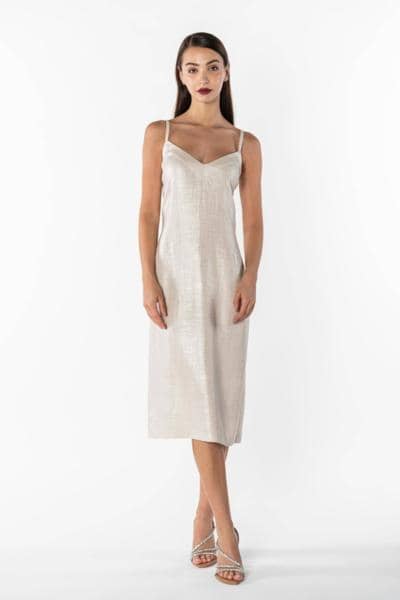 X-MOD - Vestido de raso elegante 