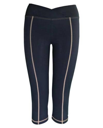 Y-GLAM - Legging capri deportivo elegante 