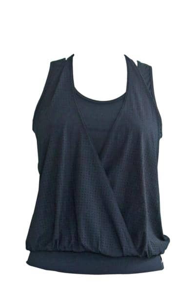 Y-GLAM - Camiseta sin mangas deportiva elegante 