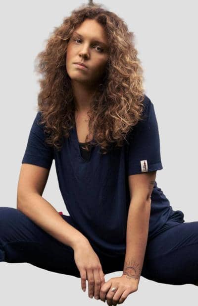 Y-GLAM - Camiseta casual elegante con cuello en V 