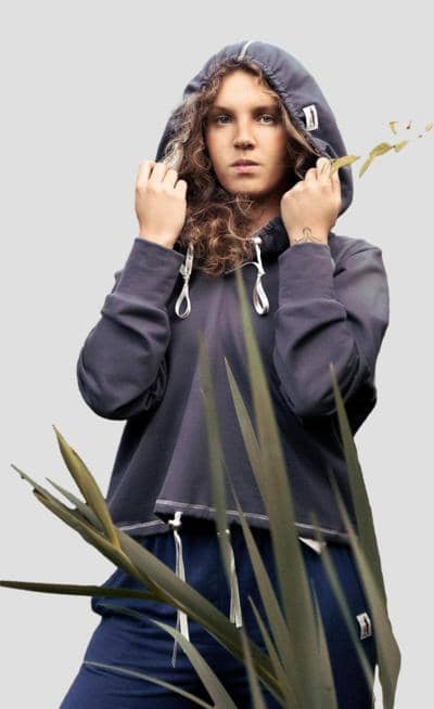 Y-GLAM - Sudadera con capucha urbana elegante 