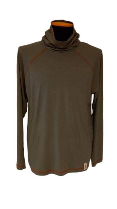 Y-GLAM - Maglione dolcevita color oliva 