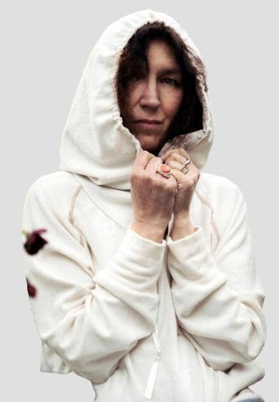 Y-GLAM - Sudadera con capucha natural elegante 