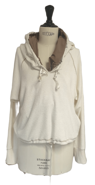 Y-GLAM - Suéter con capucha suave 